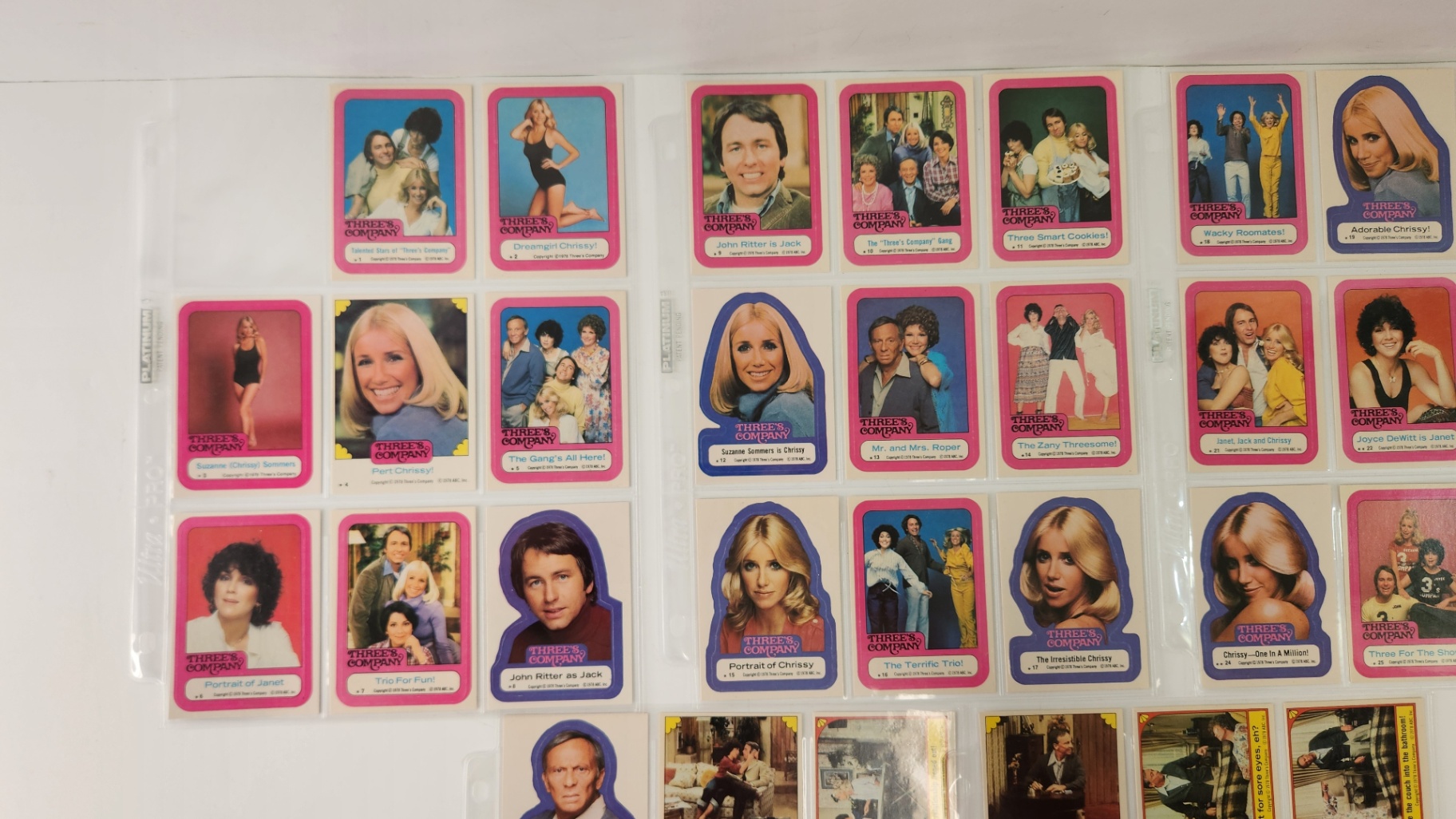 1978 Three's Company Stickers - image 2 of 4