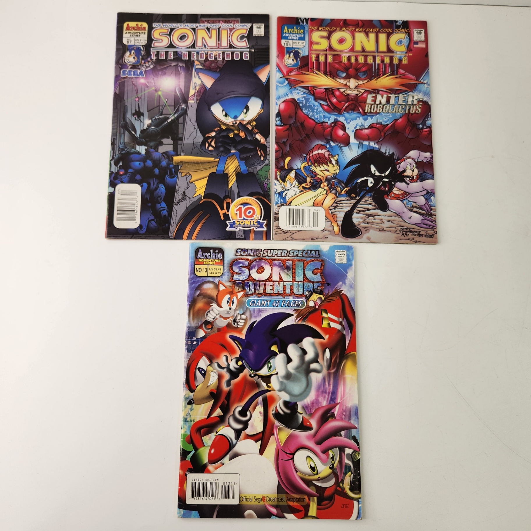 Archie Adventure Series Sonic the Hedgehog #13, 97, 104 - image 1 of 4