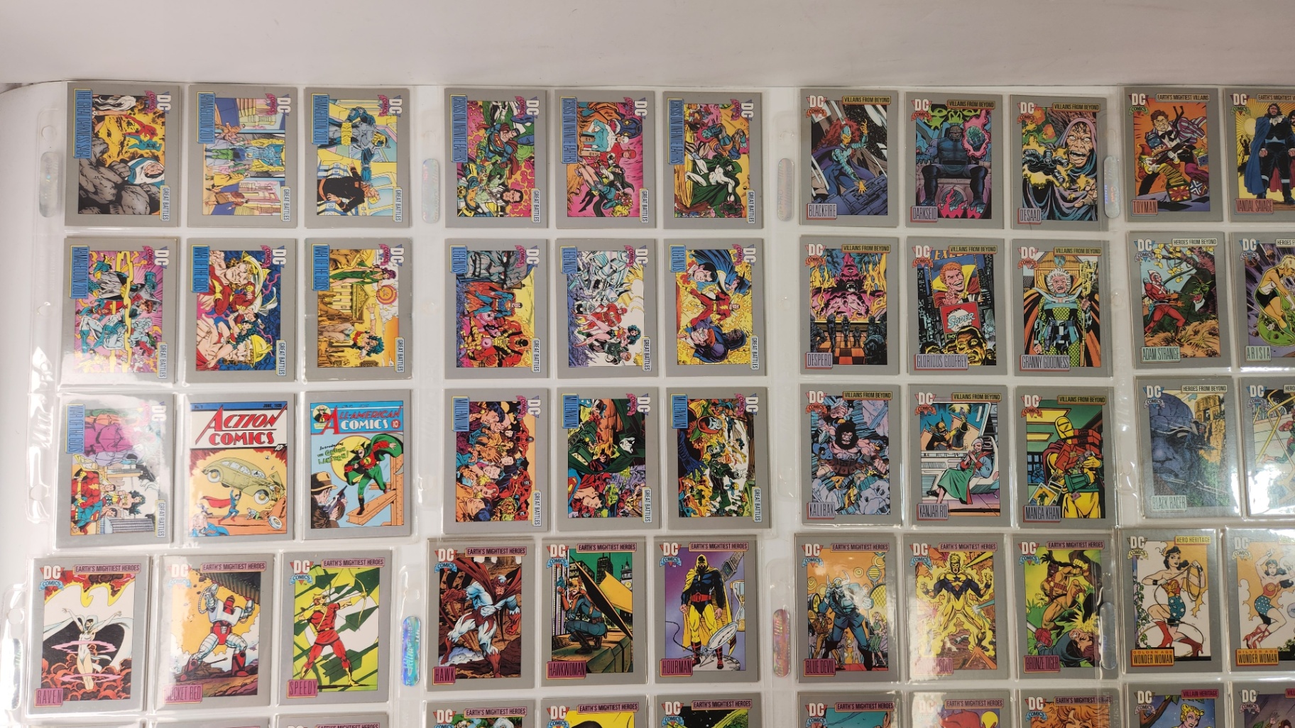 Various DC Trading Cards lot of 190 - image 2 of 7