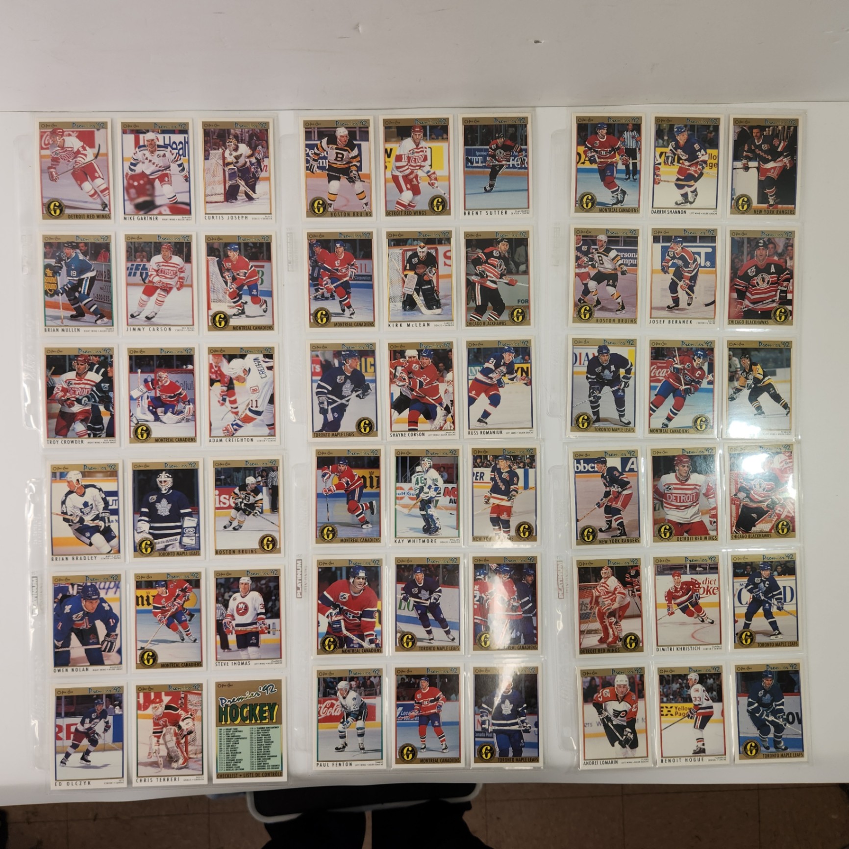 O-Pee-Chee OPC 1992 Premier Hockey Cards - image 7 of 8