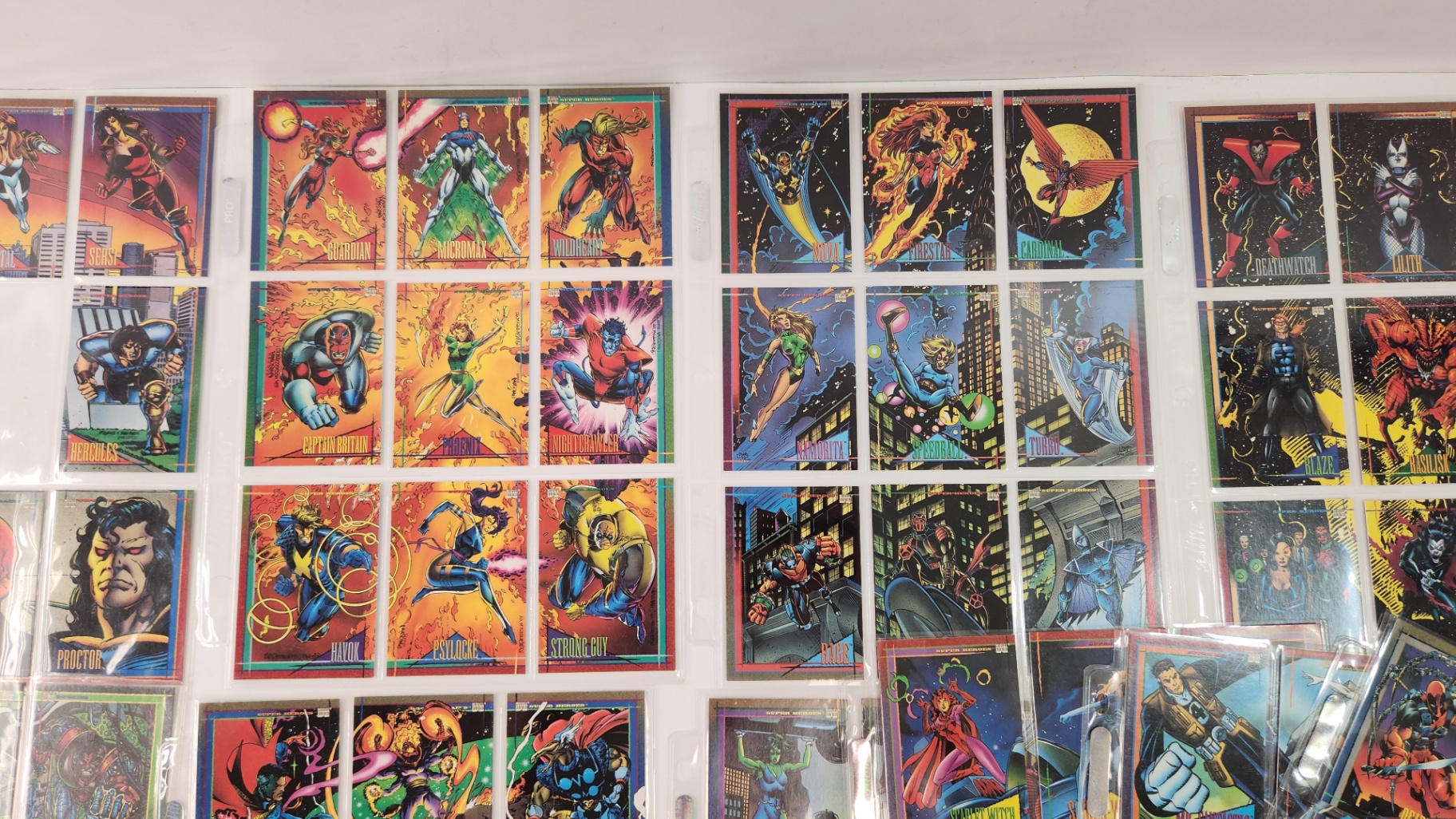 1993 Marvel Superheroes Supervillains Cards - image 3 of 7