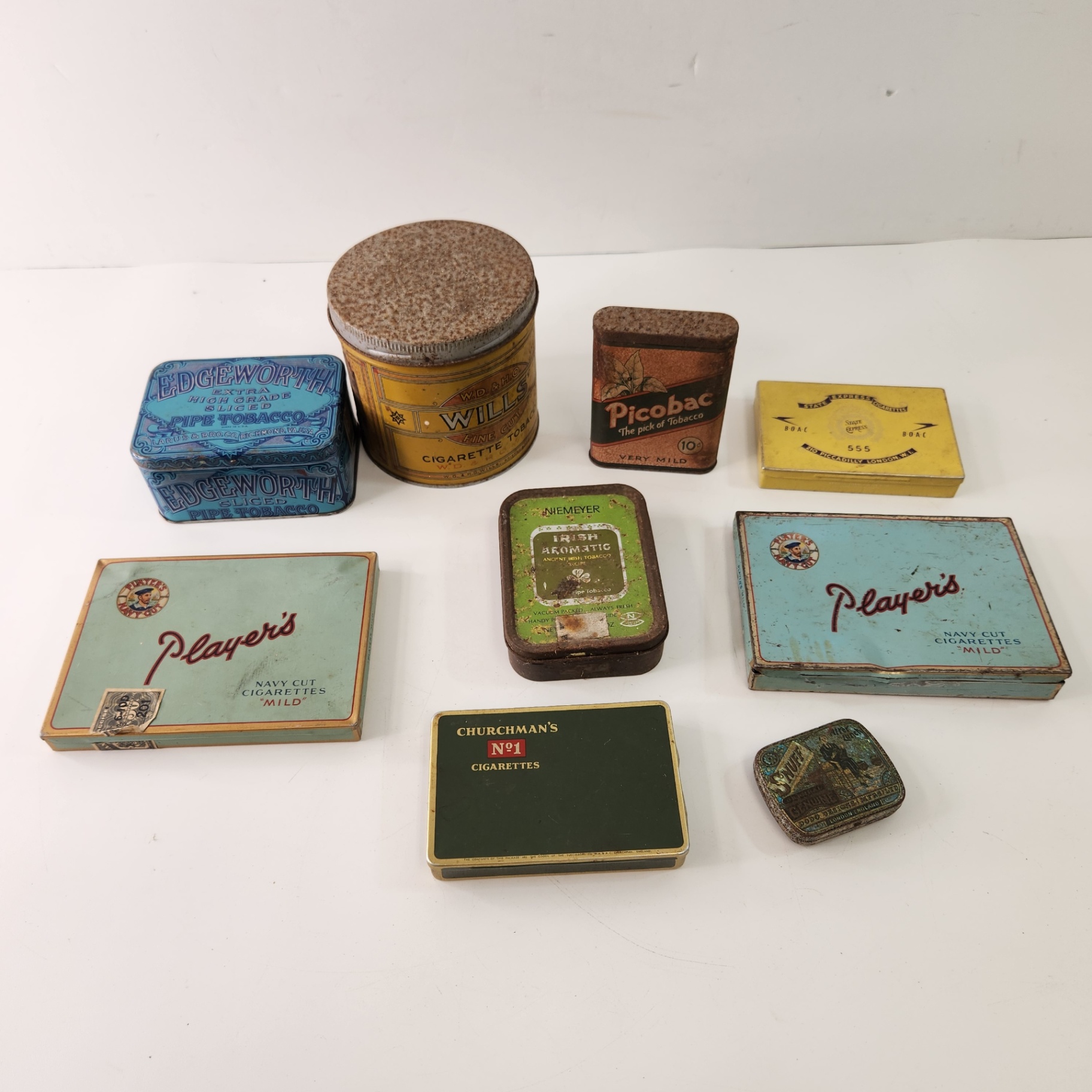 Assorted Vintage Cigarette/Tobacco Tins - image 1 of 4