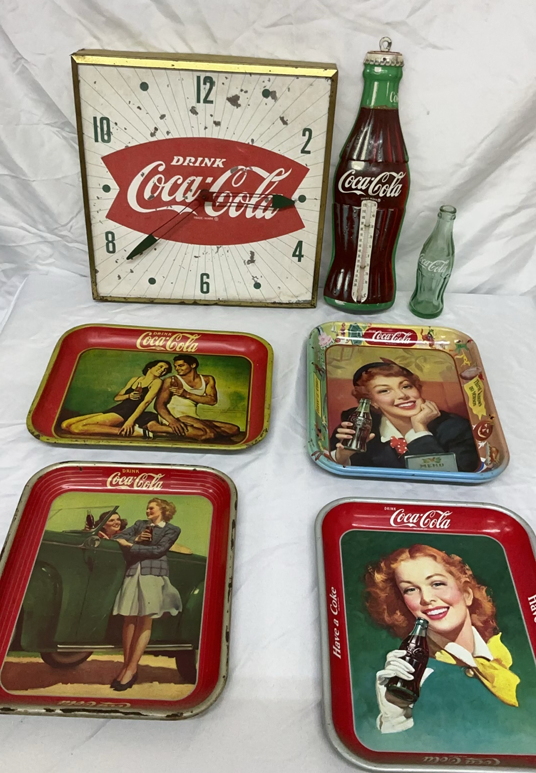 Vintage Coca-Cola Metal Trays And More - image 1 of 14
