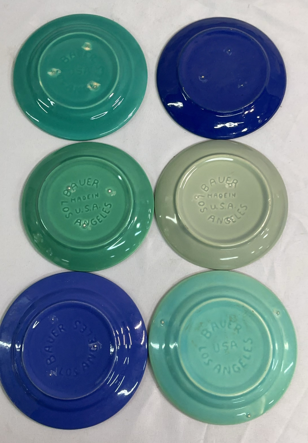 Bauer Blues Plates, and rare pitcher - image 11 of 13