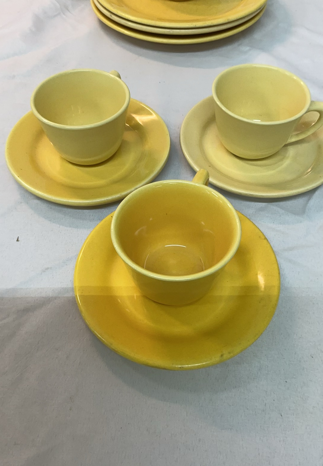 Yellow Bauer Pottery Dinnerware Set - image 7 of 15