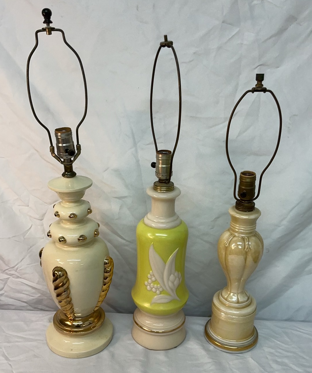 Three Unique MCM Ceramic Lamps - image 1 of 7