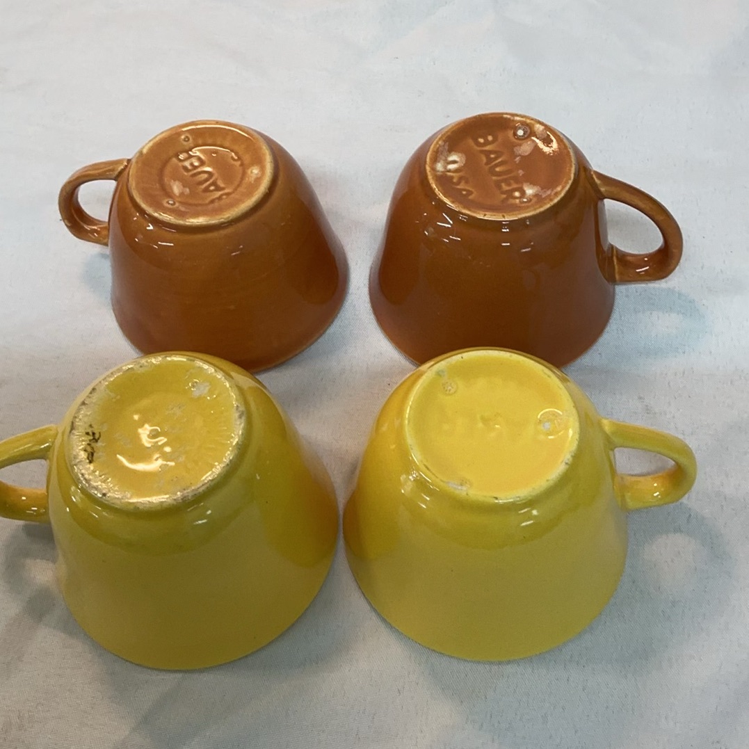 Bauer Ceramics mustards and browns. - image 6 of 12