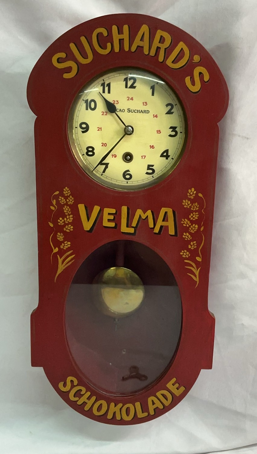 Collectible Antique Velma Suchard Wall Clcok - image 1 of 5