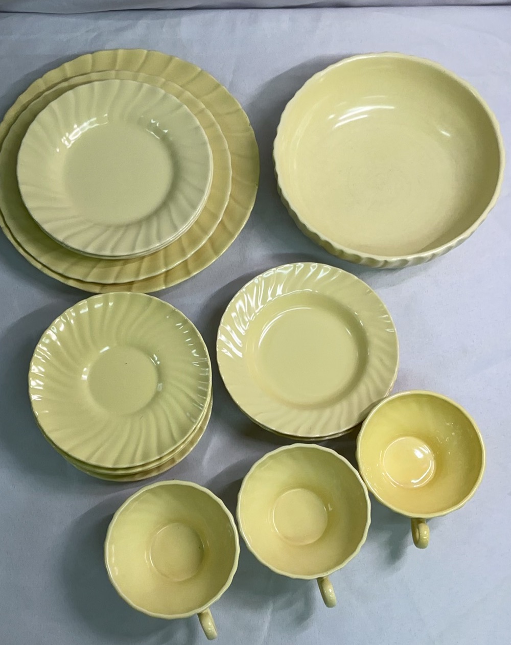 Pale Yellow Franciscan Coronado dishes - image 1 of 15