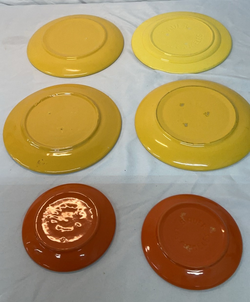 Bauer Ceramics, in yellows and burnt orange - image 5 of 9