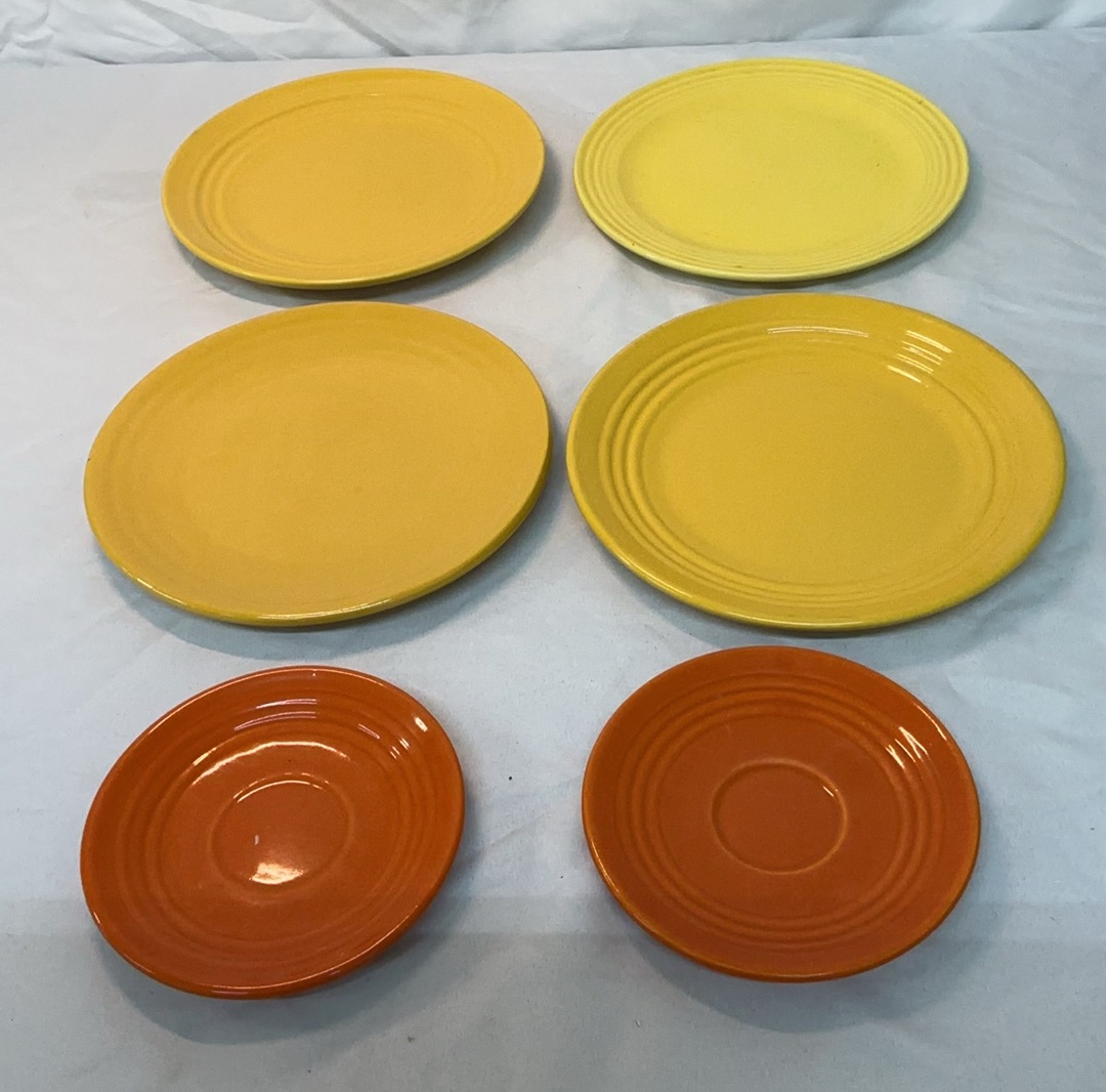 Bauer Ceramics, in yellows and burnt orange - image 4 of 9