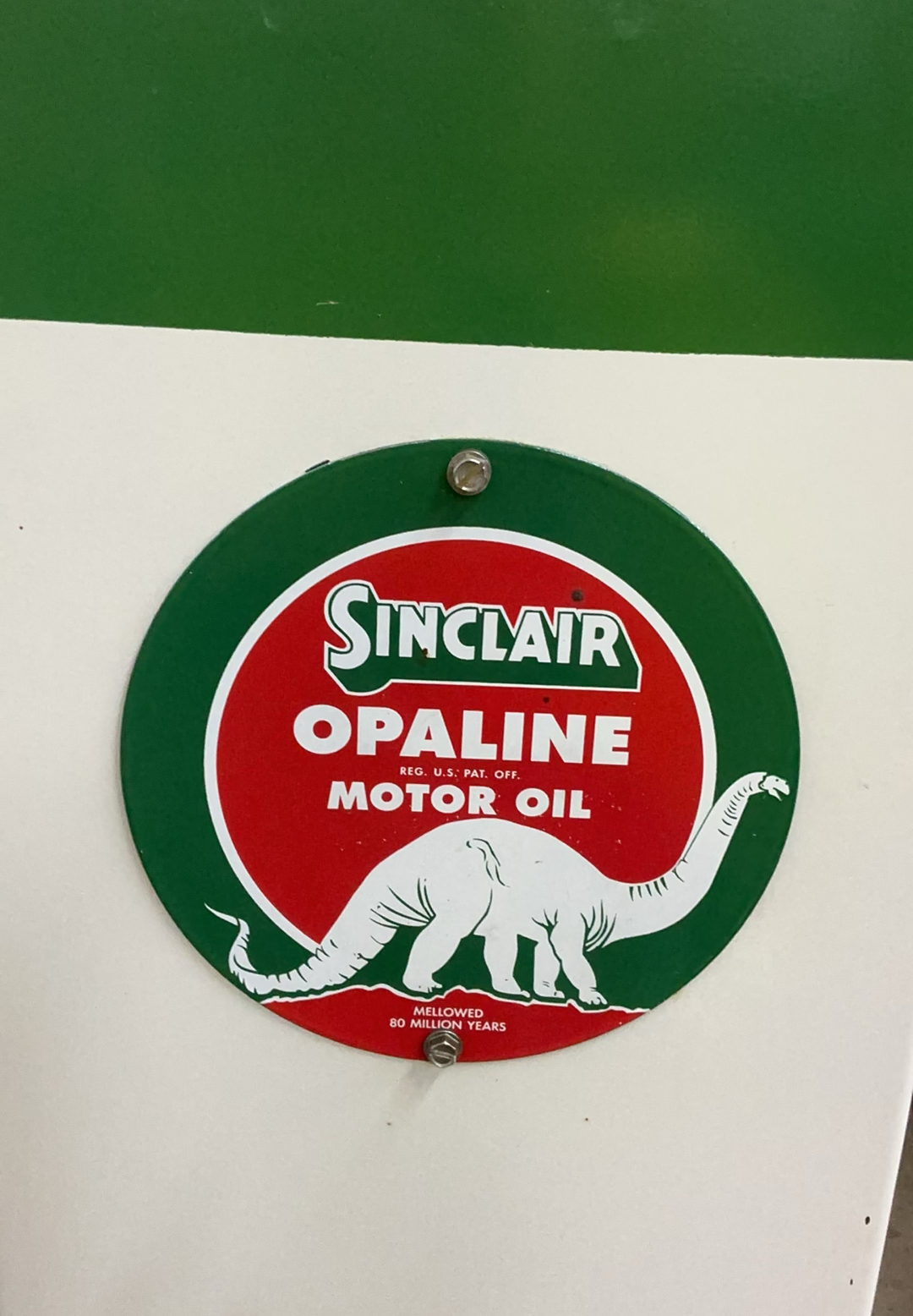 Vintage Sinclair Opaline Motor Oil pump - image 2 of 5