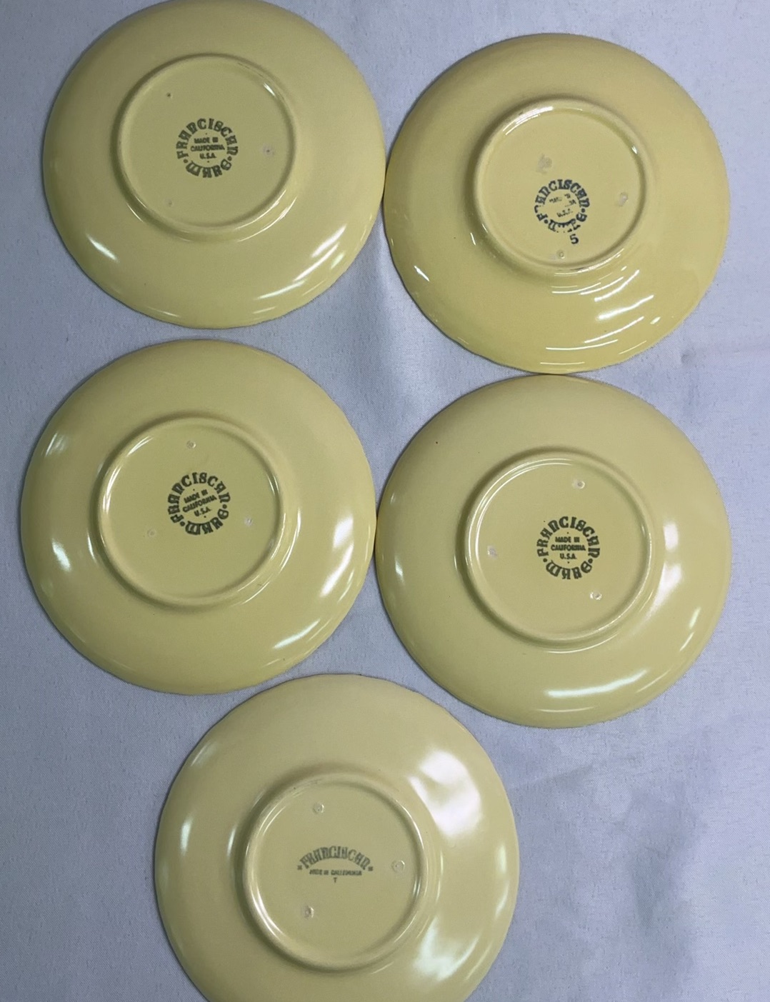 Pale Yellow Franciscan Coronado dishes - image 13 of 15