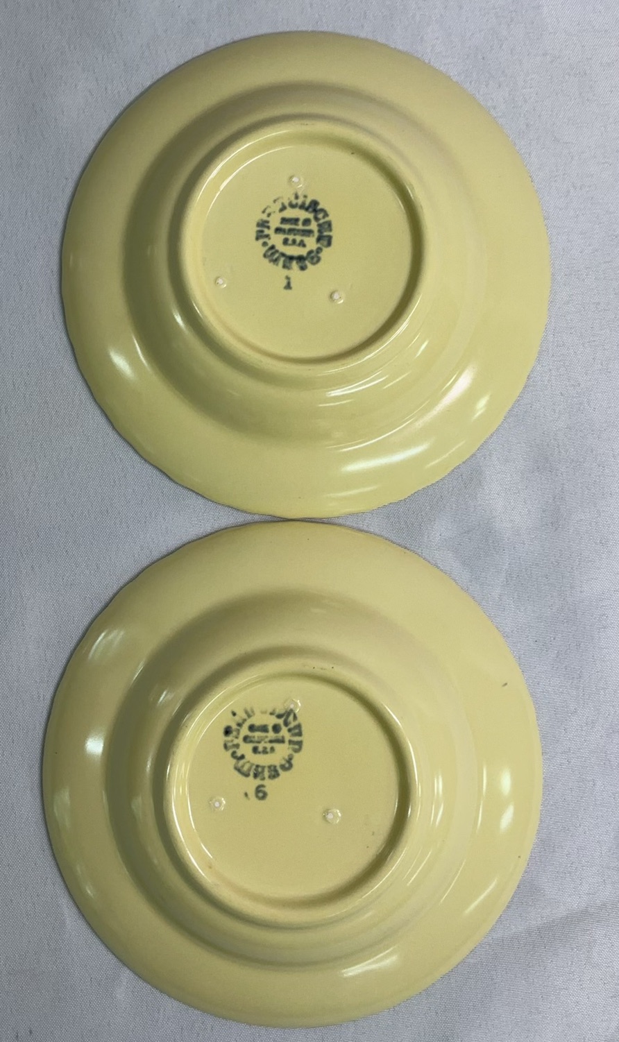 Pale Yellow Franciscan Coronado dishes - image 10 of 15