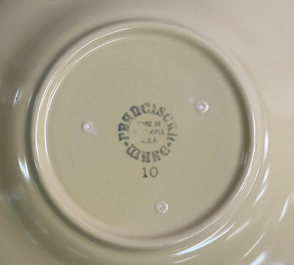 Pale Yellow Franciscan Coronado dishes - image 7 of 15