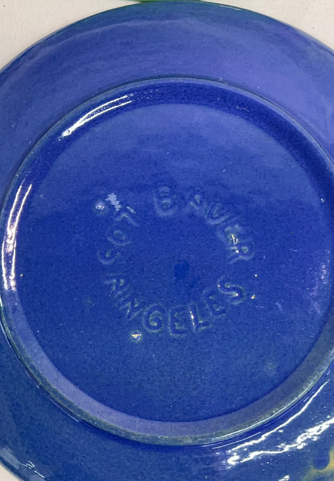 Bauer Blues Plates, and rare pitcher - image 9 of 13