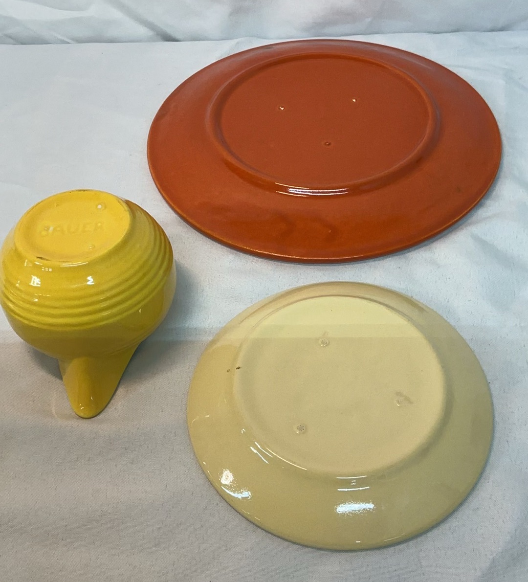 Bauer Ceramics, in yellows and burnt orange - image 3 of 9