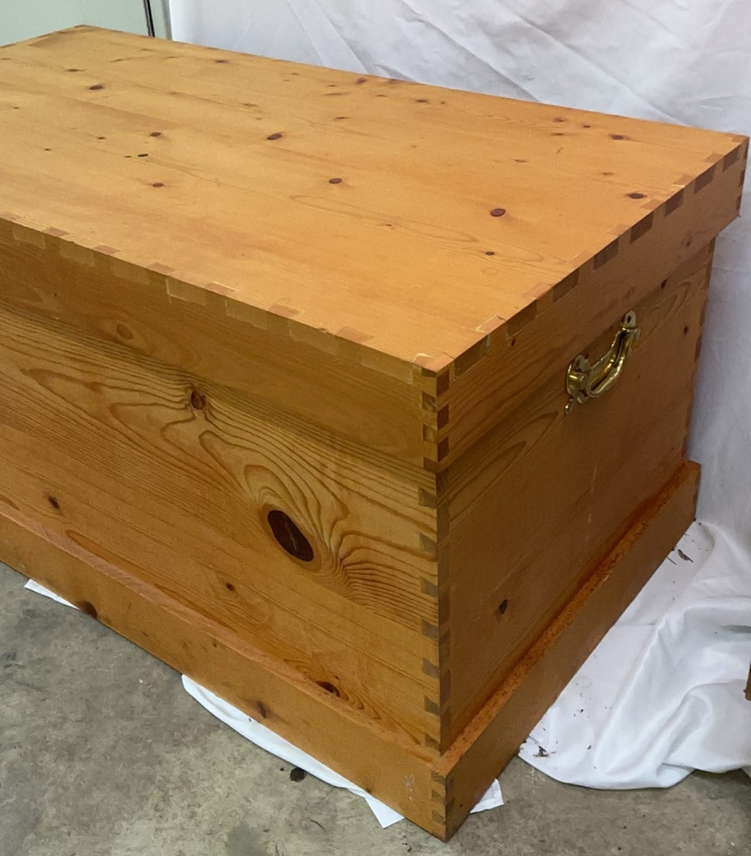 Vintage Pine wood Chest - image 2 of 6