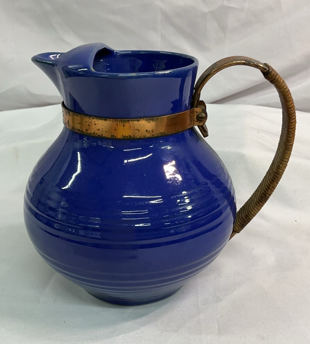 Bauer Blues Plates, and rare pitcher - image 2 of 13