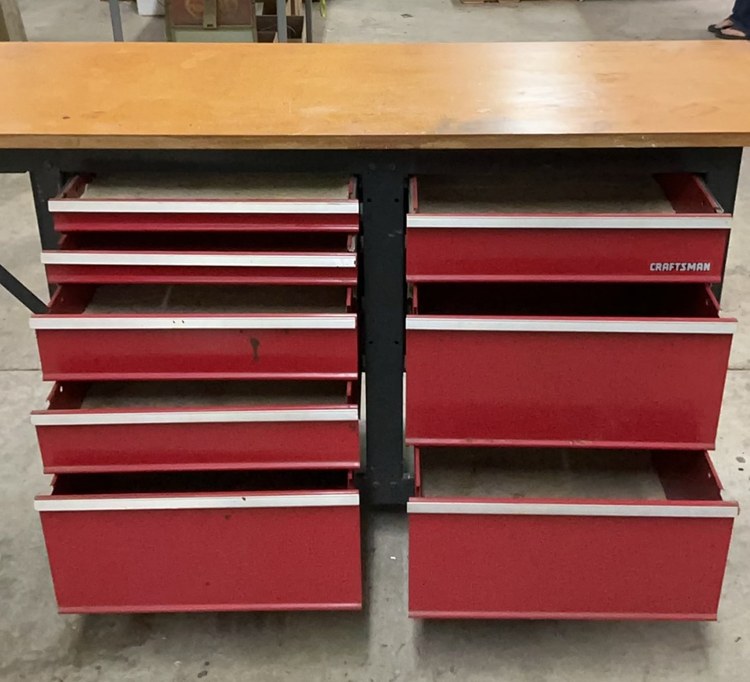 Craftsman Tool Box With Custom Work Top - image 5 of 5