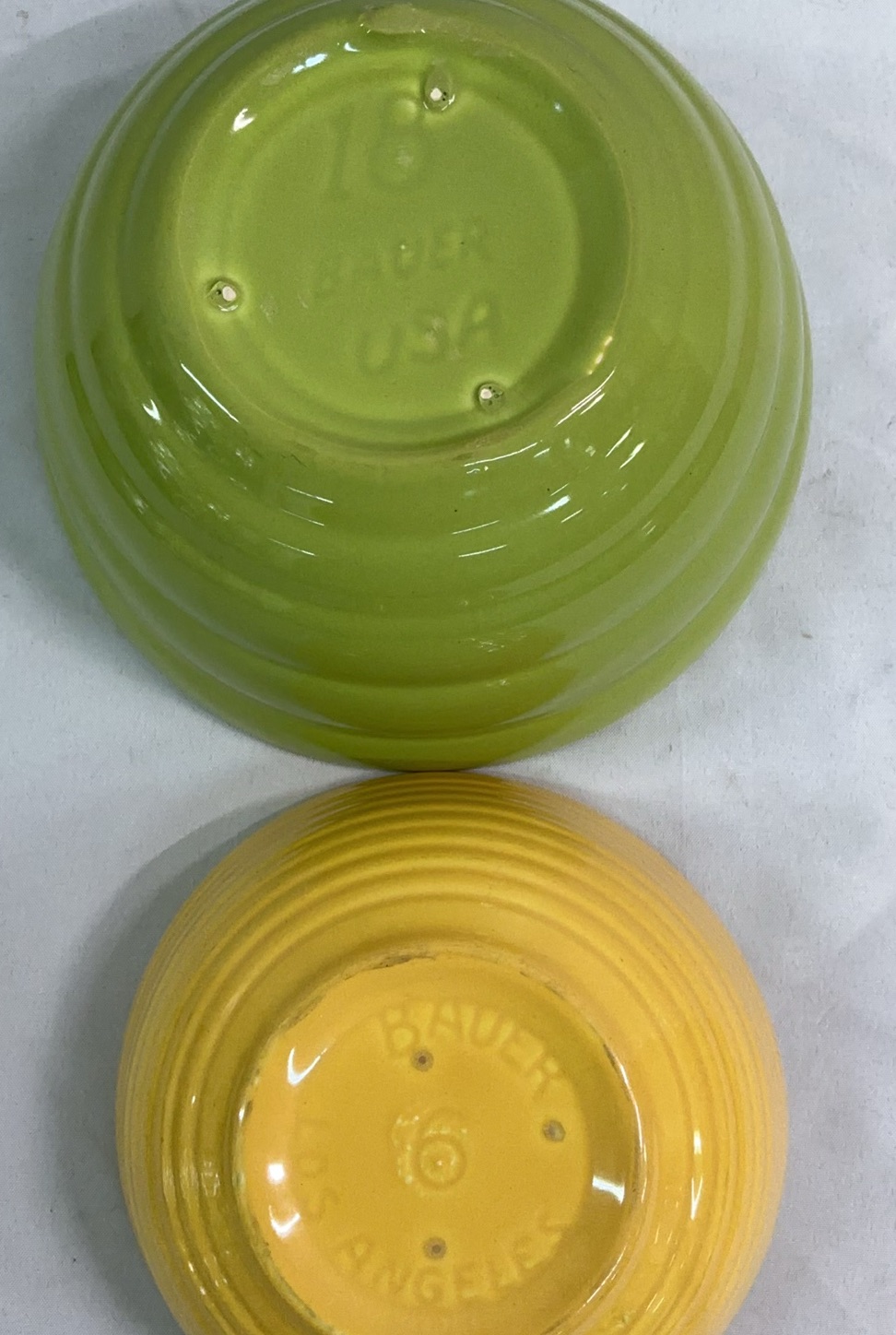 Bauer Ceramics, yellow, lime and brown - image 5 of 10
