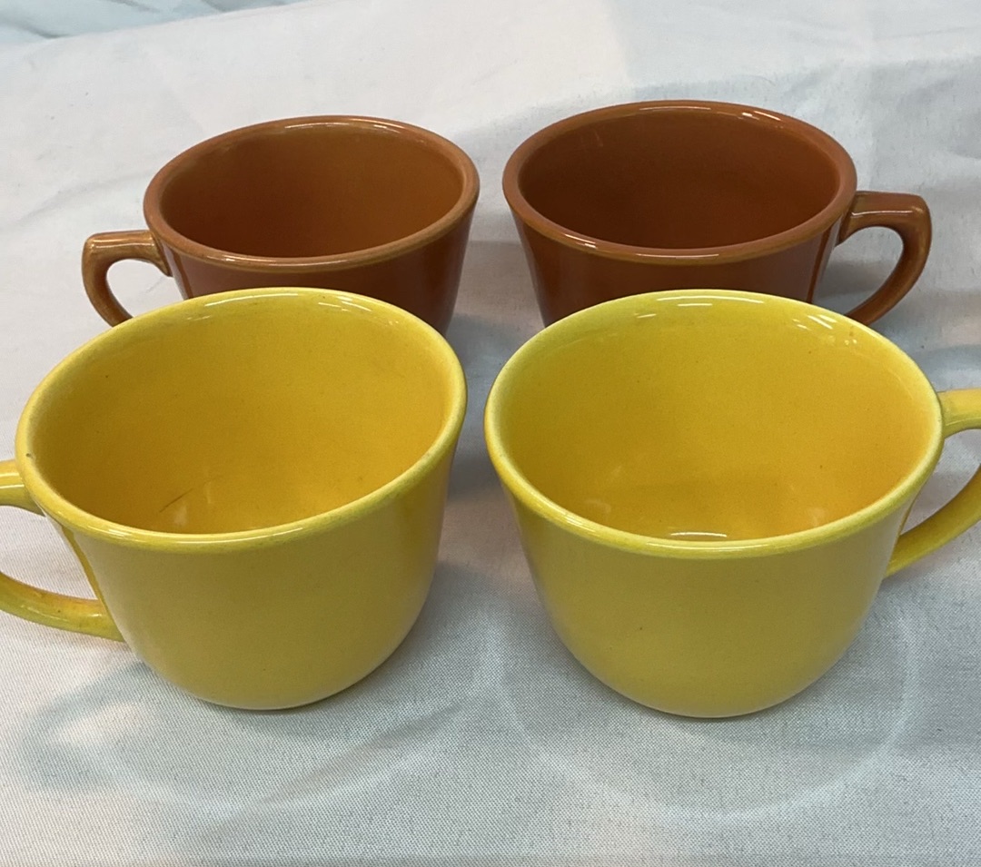 Bauer Ceramics mustards and browns. - image 5 of 12