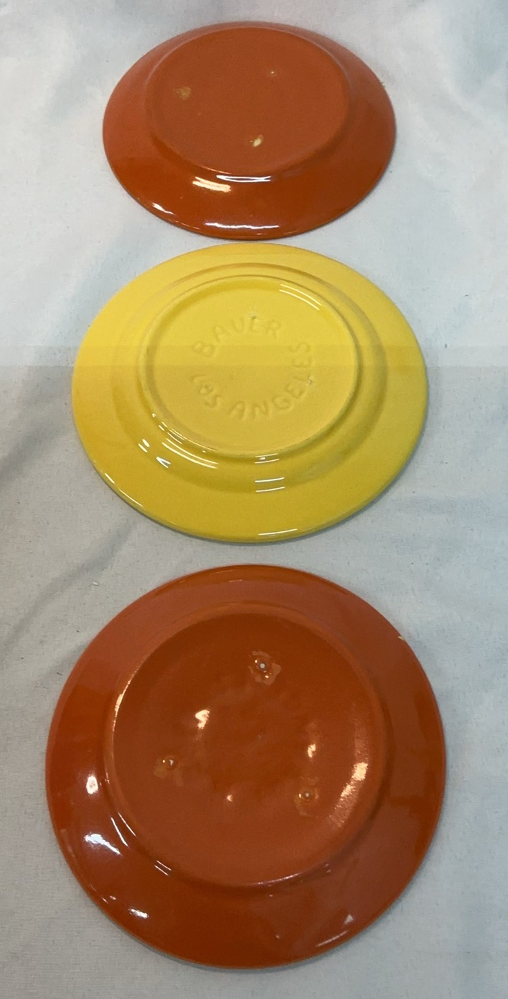 Bauer Ceramics, plates and S & P shakers - image 5 of 10
