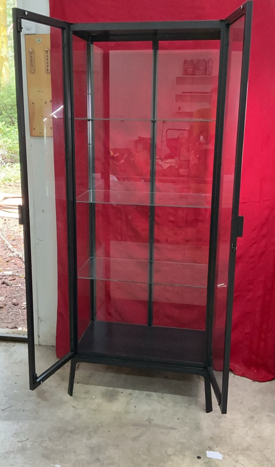 Glass And Metal Display Cabinet - image 4 of 4