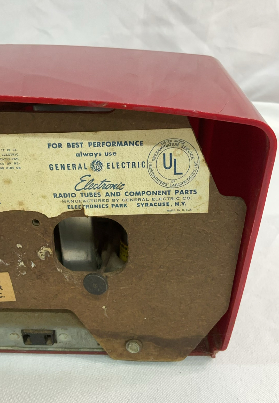 Vintage Industrial Dazor Gooseneck Lamp And  GE Radio - image 10 of 10