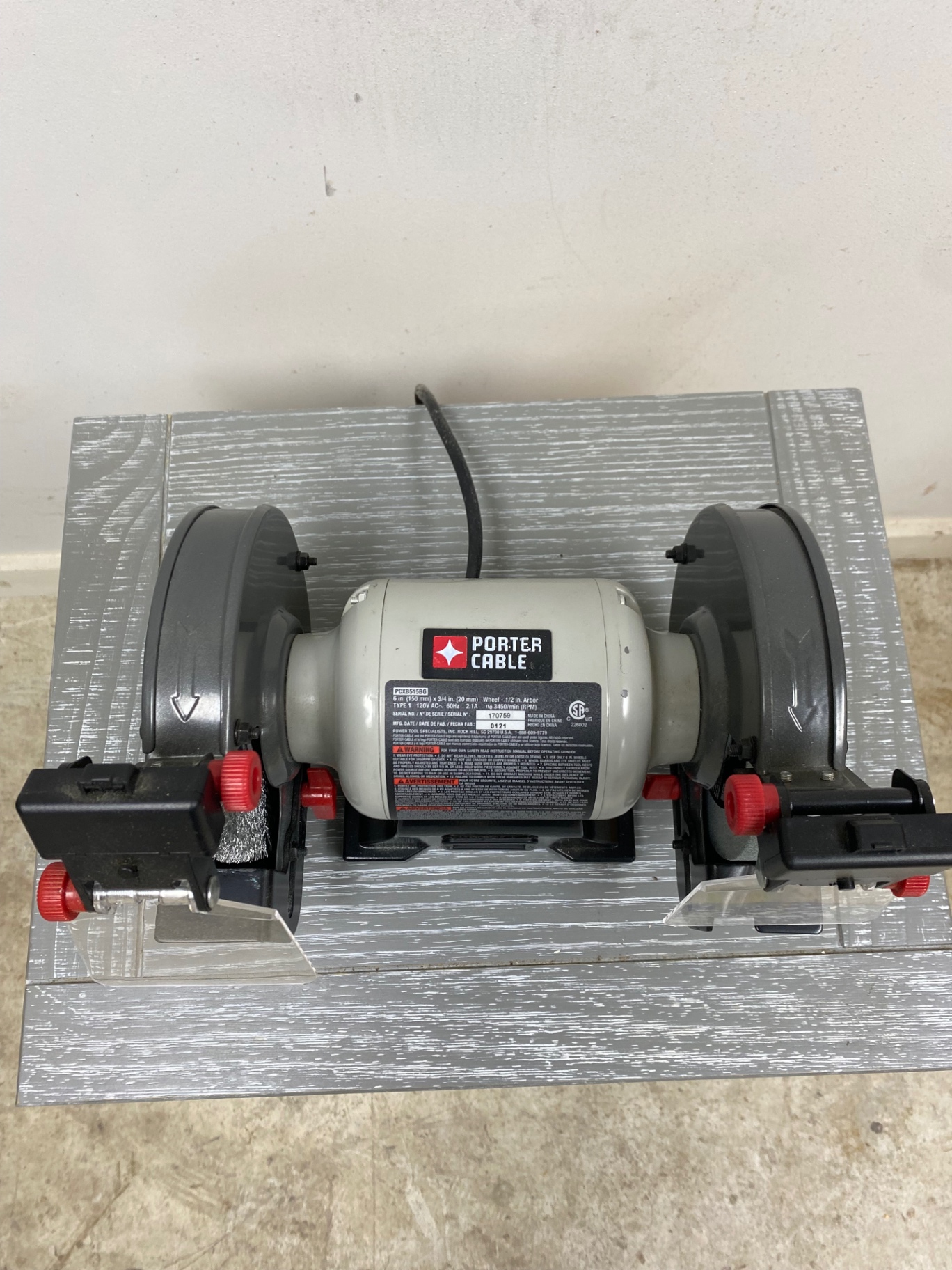 Porter-Cable Dual-Wheel Bench Grinder - image 2 of 5