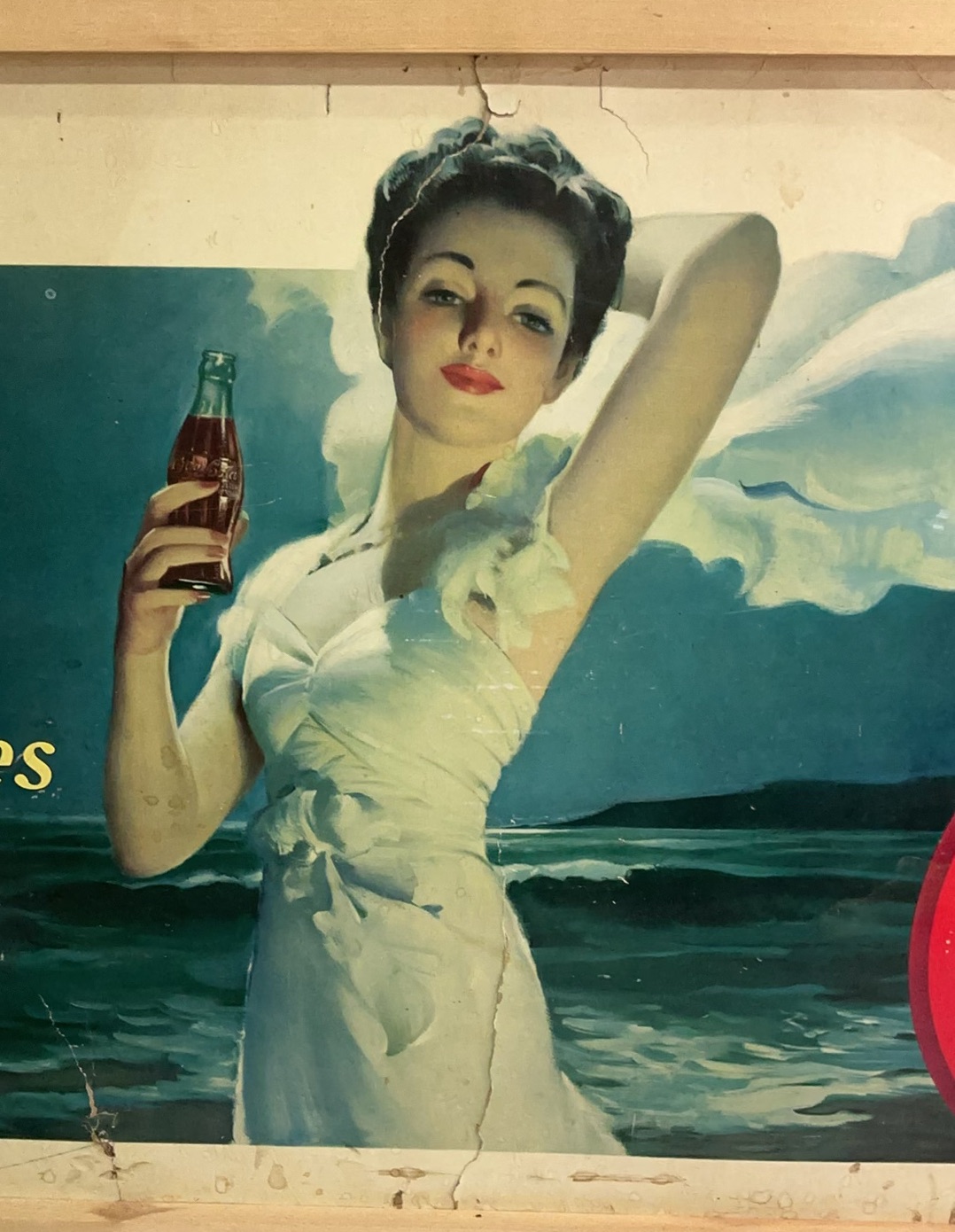 Large Coca-Cola Advertising Sign - image 2 of 4