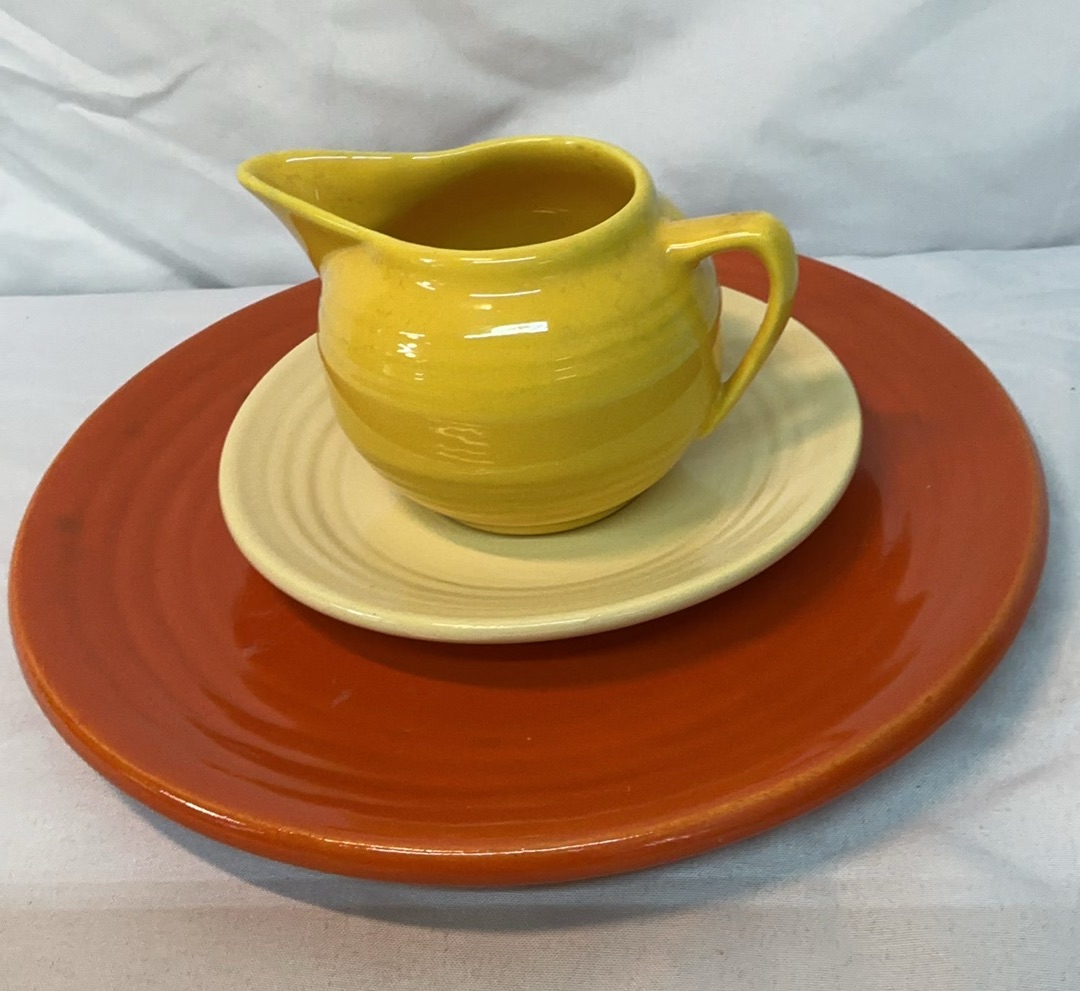 Bauer Ceramics, in yellows and burnt orange - image 2 of 9
