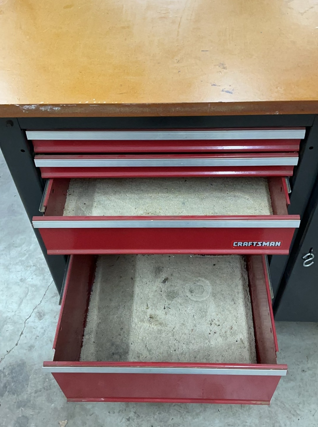 Craftsman Tool Cabinet Custom Workbench - image 3 of 6