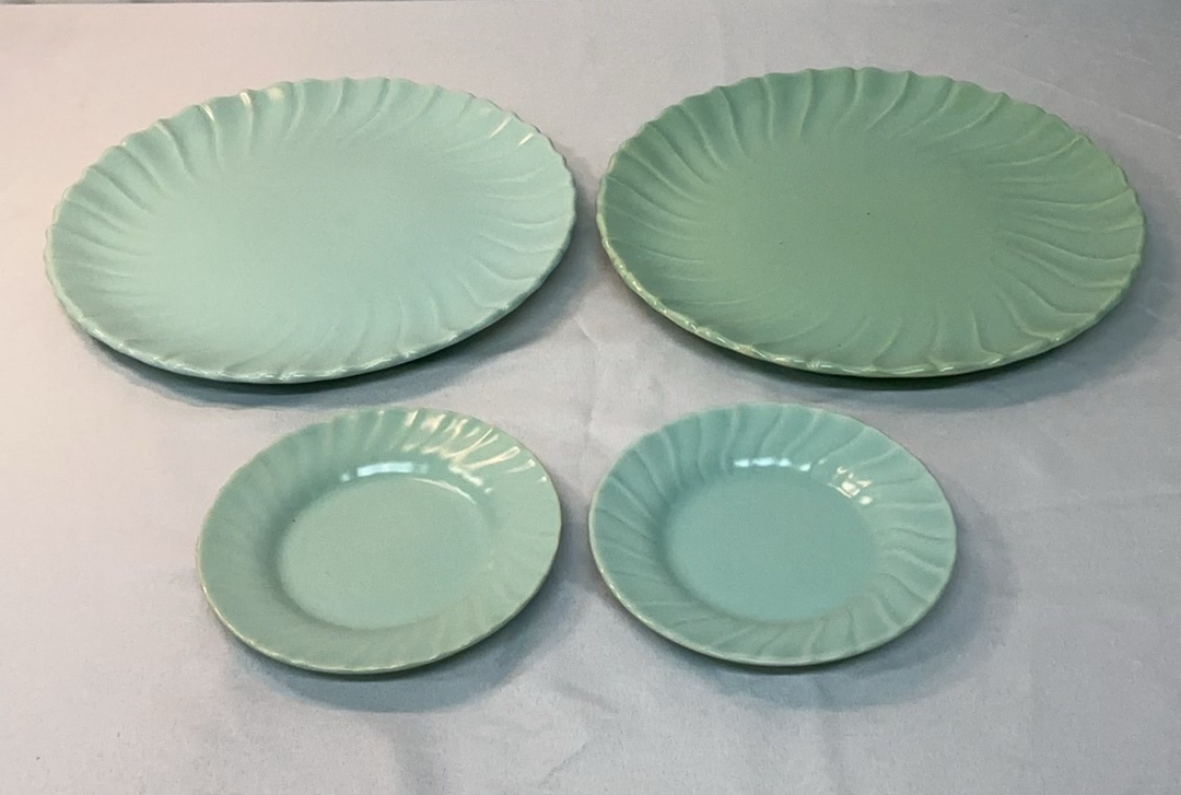 Franciscan Coronado Ceramics in turquoise and seafoam colors - image 6 of 8