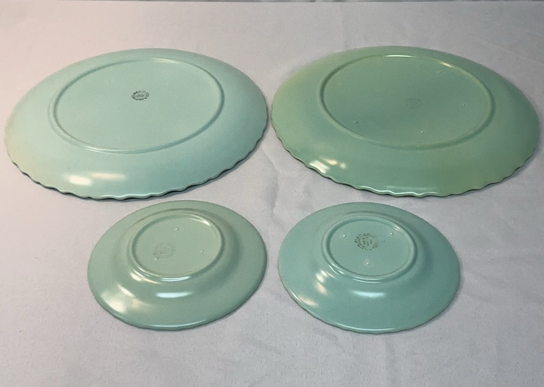 Franciscan Coronado Ceramics in turquoise and seafoam colors - image 7 of 8