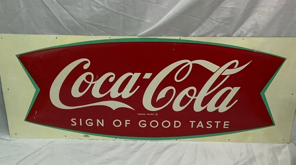 Vintage Metal Coca-Cola Sign - image 1 of 6