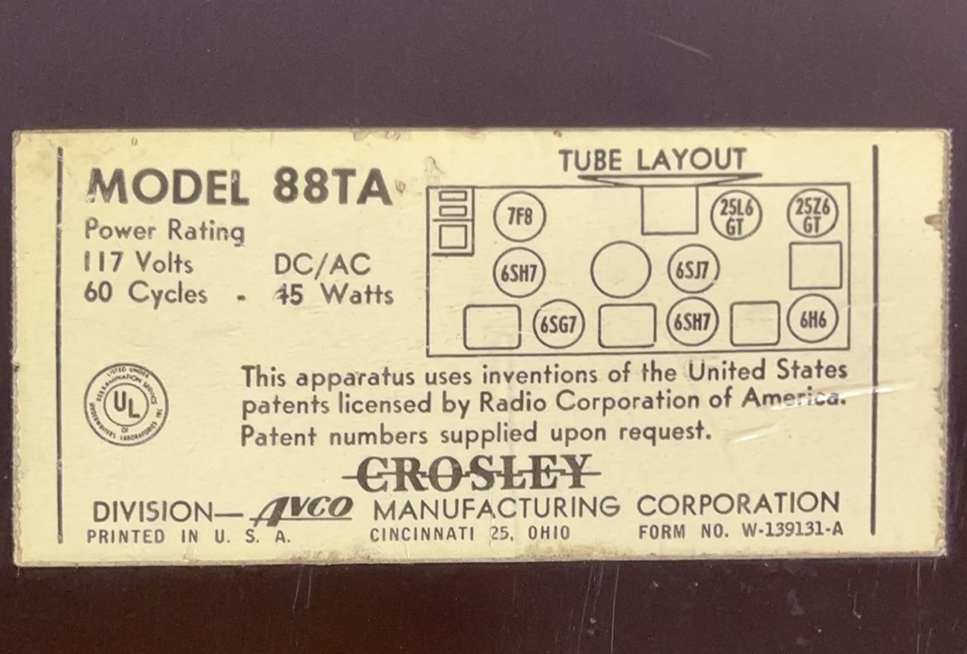 Vintage Crosley and Musaphonic Radios - image 6 of 11