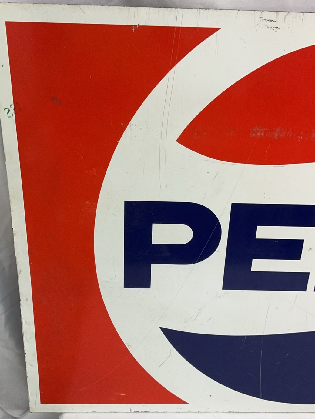 Vintage Pepsi Metal Sign - image 2 of 5