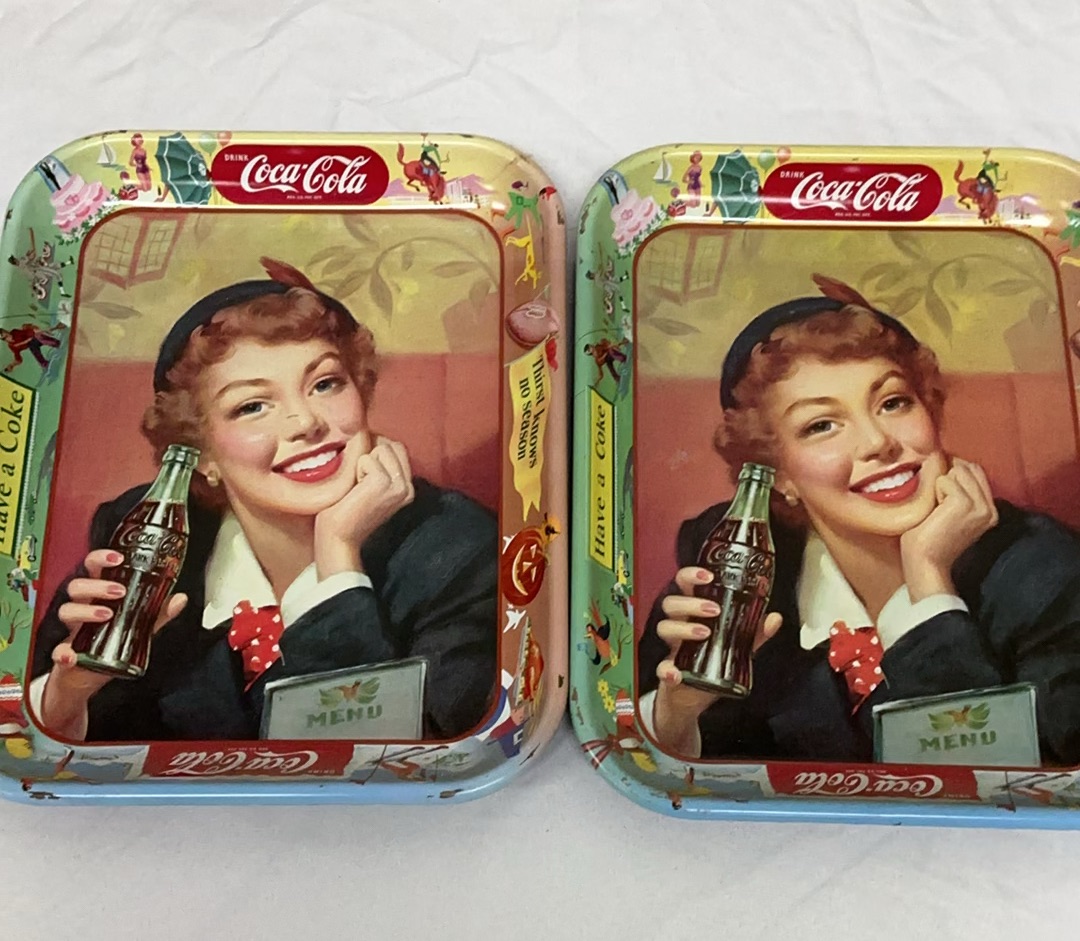 Vintage Coca-Cola Metal Trays And More - image 8 of 14