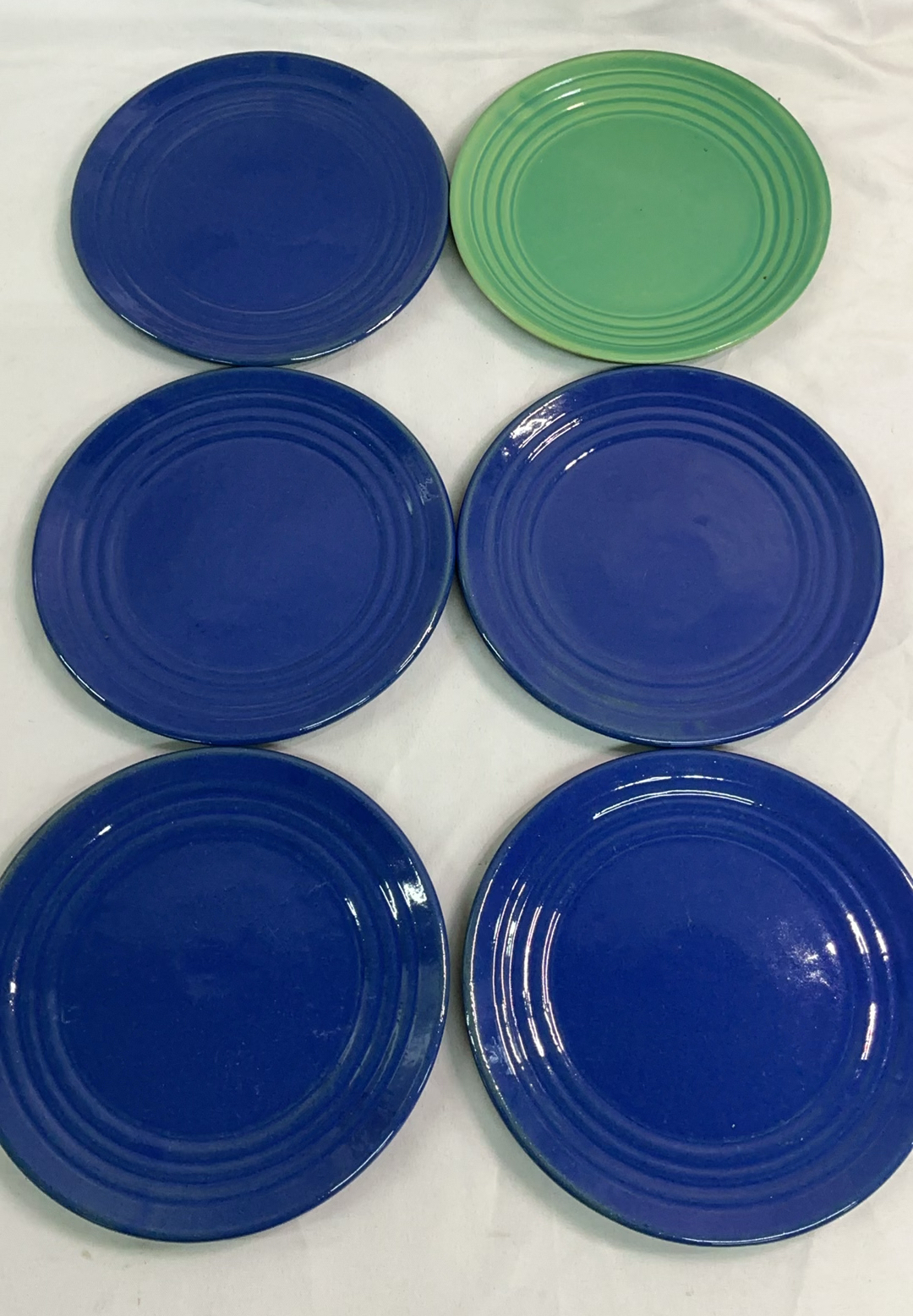 Bauer Blues Plates, and rare pitcher - image 7 of 13
