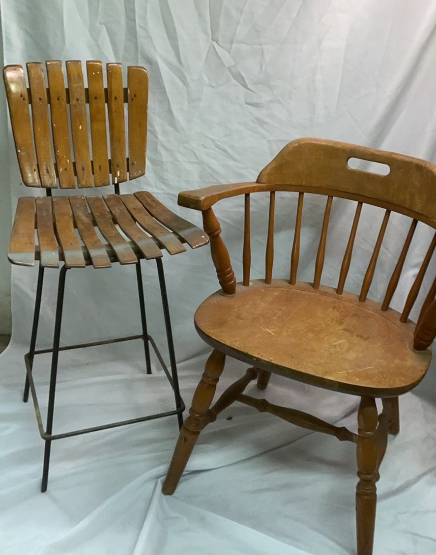 Two Vintage Chairs - image 1 of 9