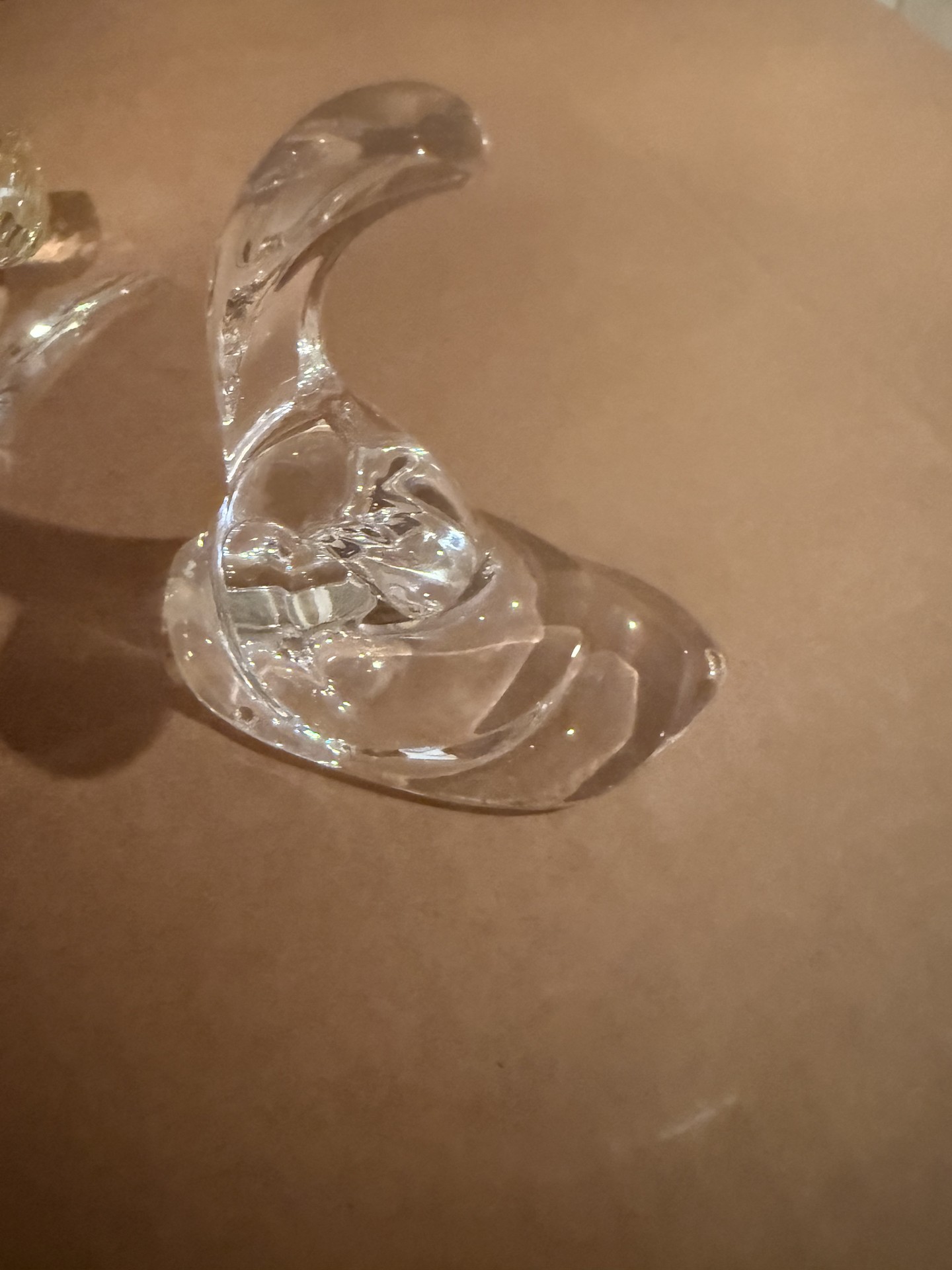 Swarvorski - Crystal glass flower and leaf chandelier components - image 2 of 6