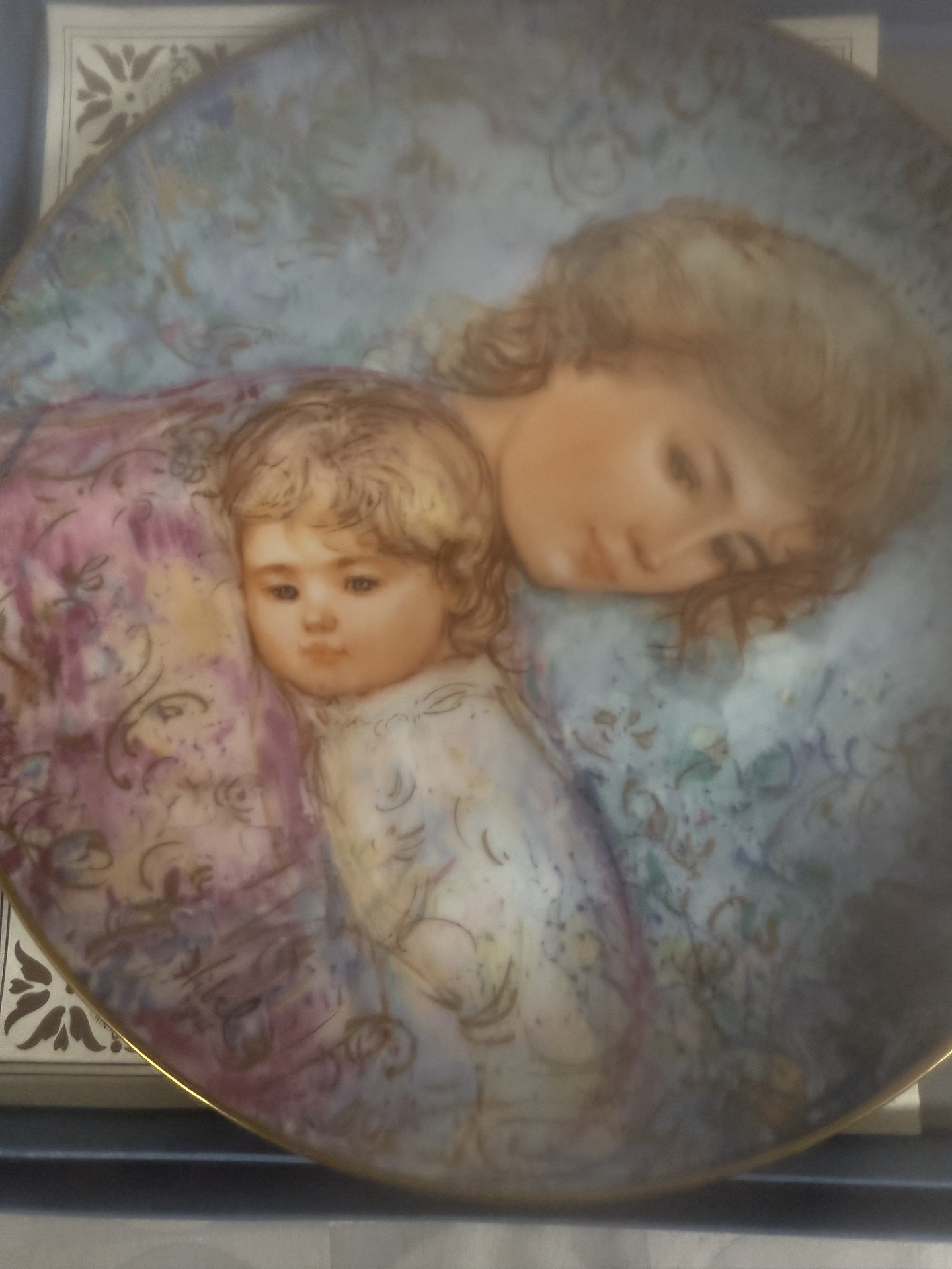 Edna Hibel Mother's Day Plates by Knowles China - image 2 of 22