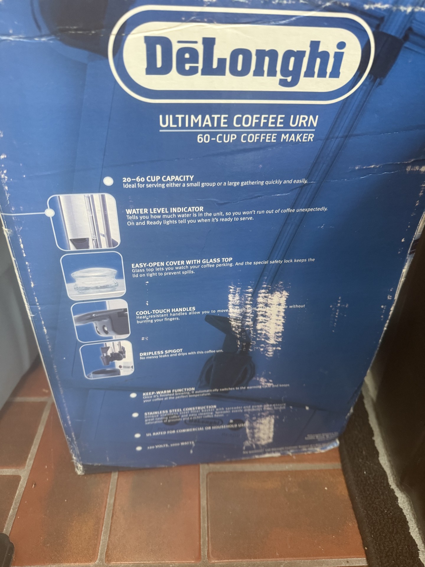 DeLonghi 60-Cup Coffee Urn with Box and Accessories - image 2 of 5