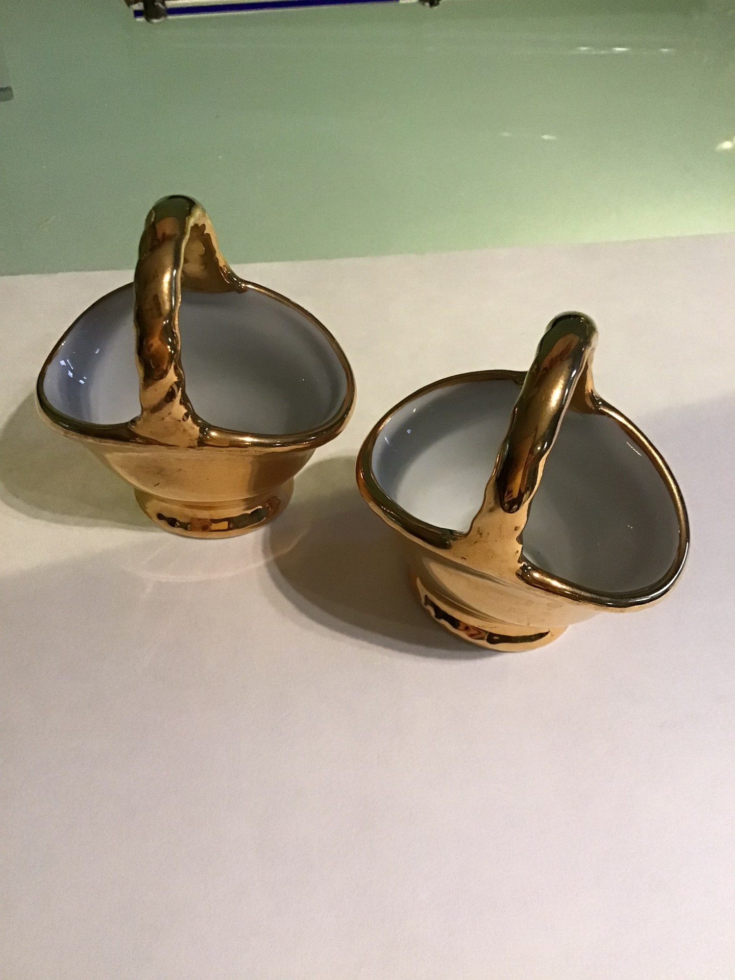 Two Limoges porcelain mini baskets - image 1 of 2
