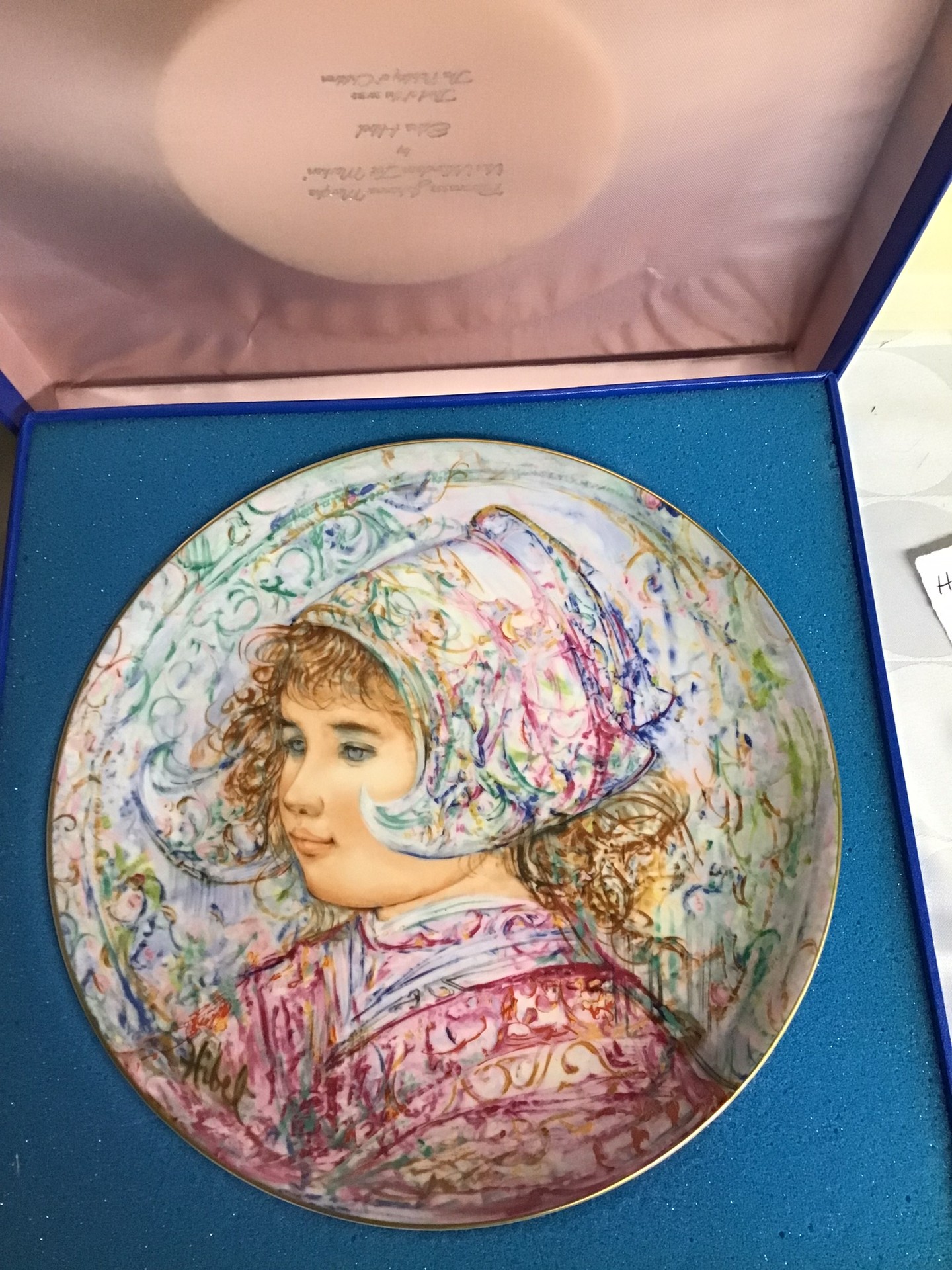 Edna Hibel The Nobility of Children Collector Plates - image 9 of 11