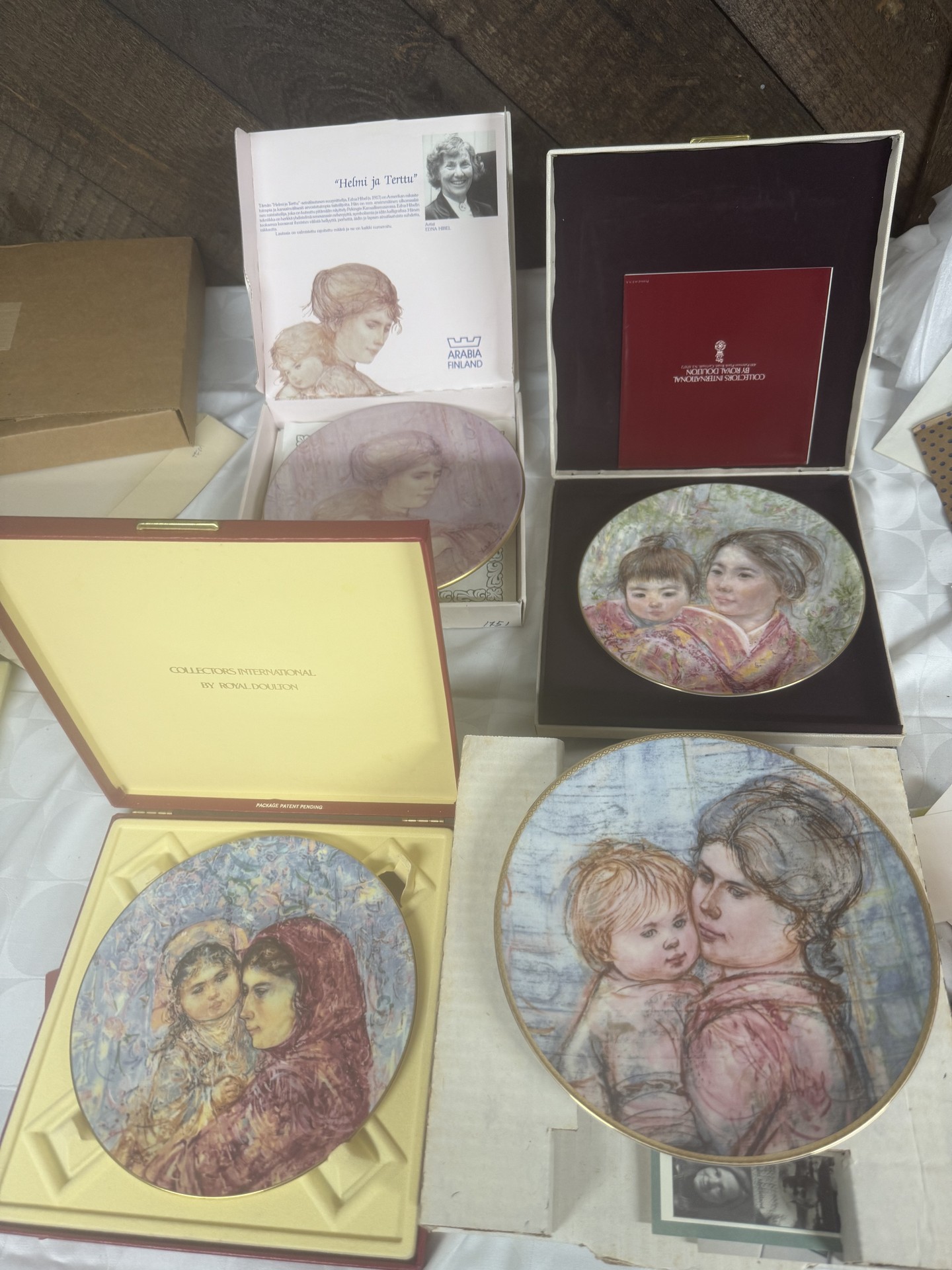 Edna Hibel Limited Edition Collectible Plates with Certificates - image 14 of 14