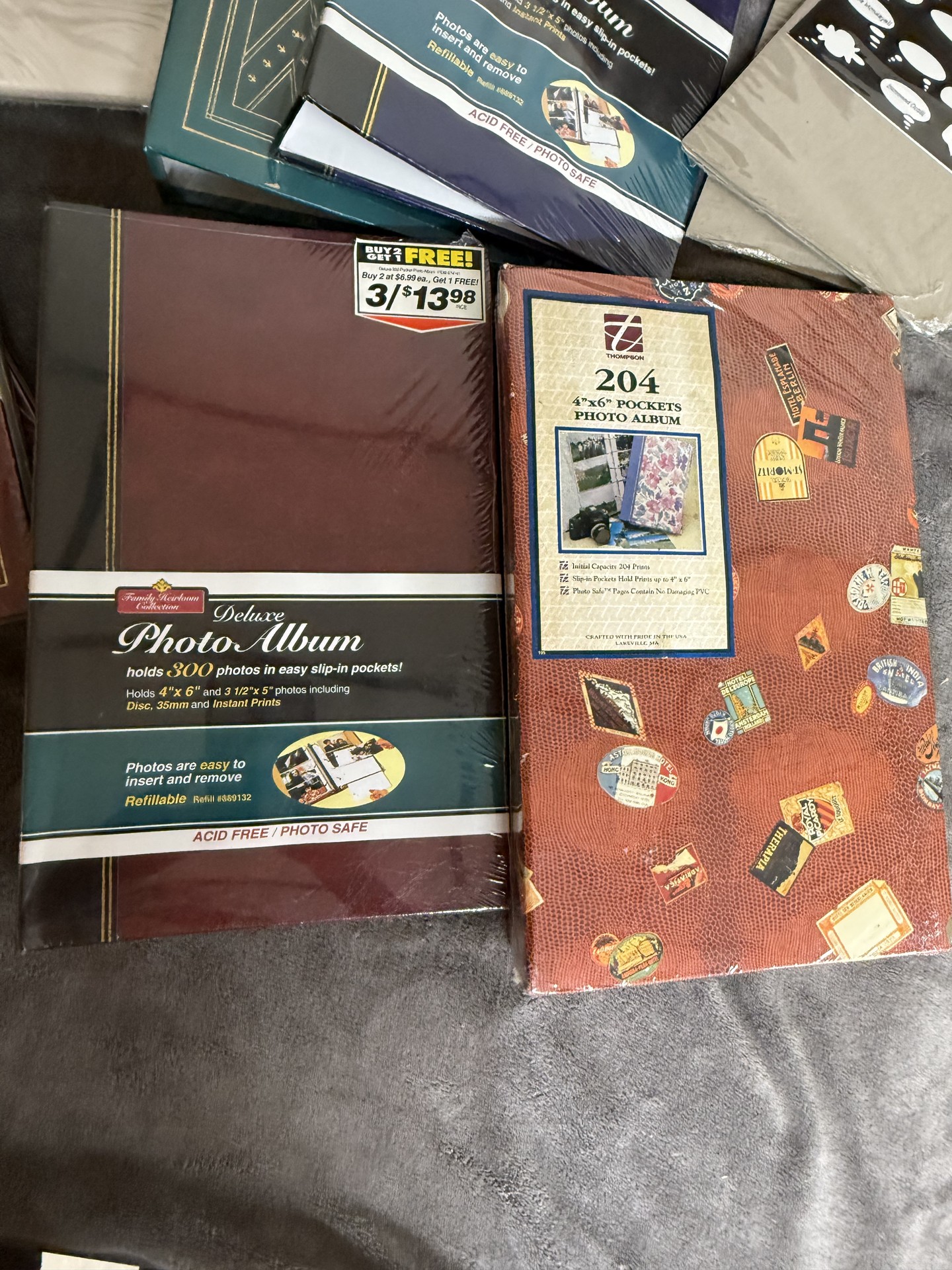 Assorted Deluxe Photo Albums, Refill Pages, and Caption Stickers - image 6 of 7
