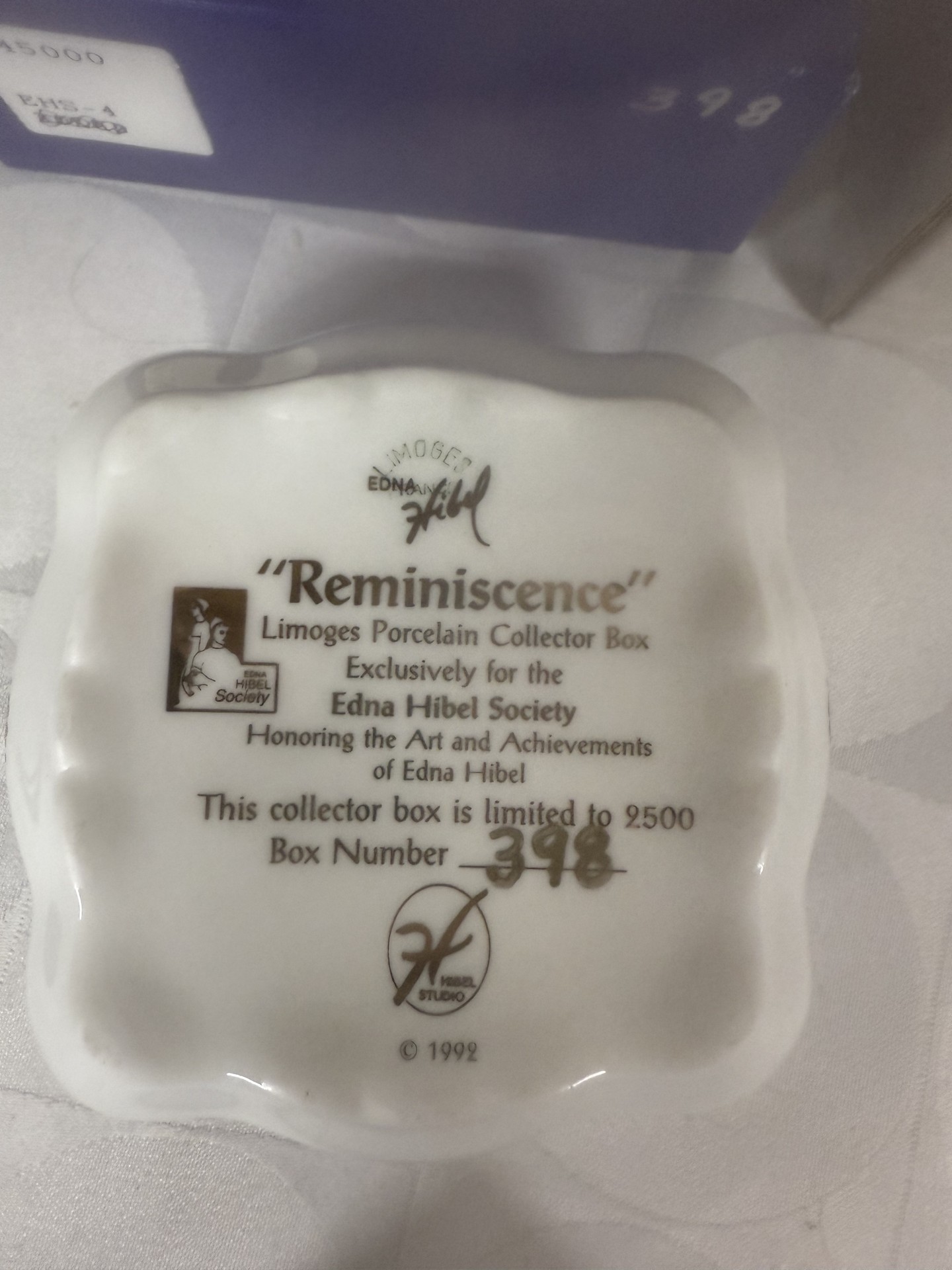 Edna Hibel Reminiscence Limoges Collector Box Set - image 5 of 10