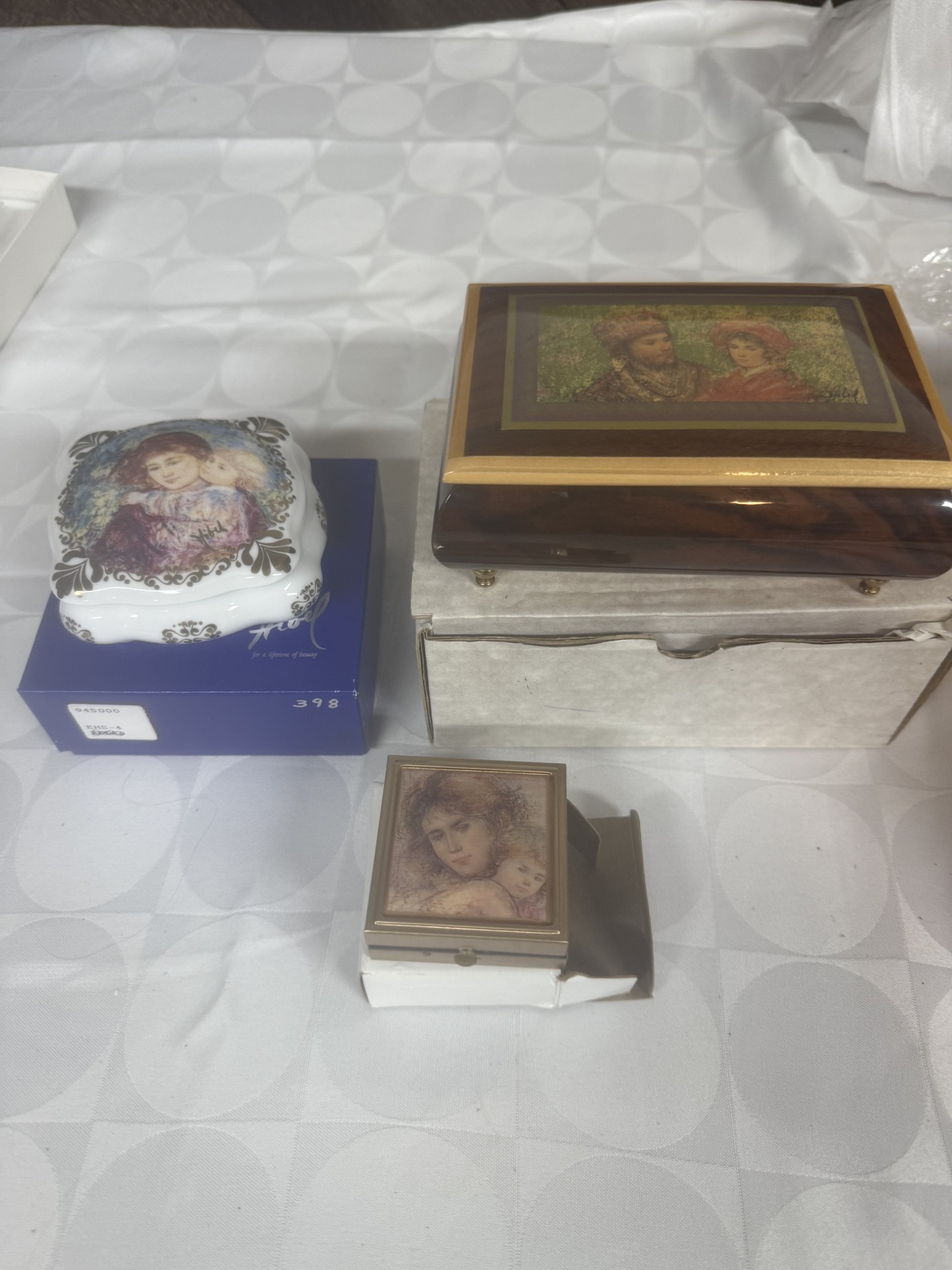 Edna Hibel Reminiscence Limoges Collector Box Set - image 1 of 10